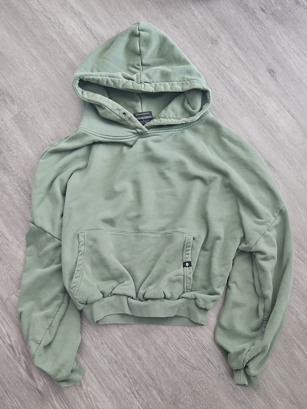 POPFLEX Sage Green Hoodie Pullover